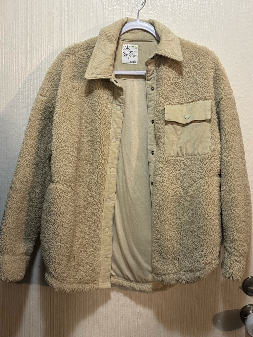Offline by aerie Tan Sherpa Jacket